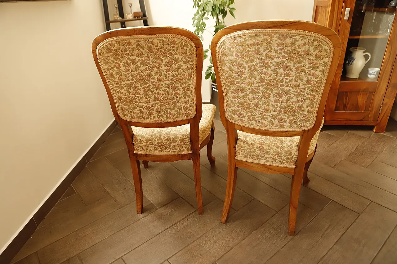 Salotto con rivestimento floreale, anni '900 8